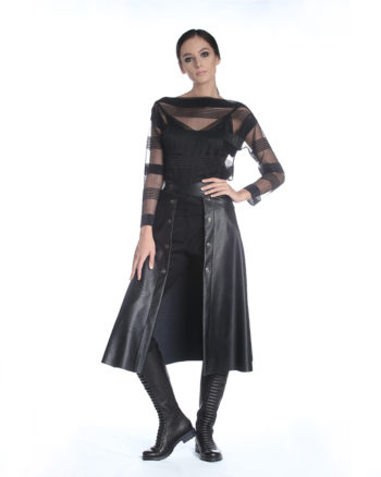 Modular Eco-leather Skirt