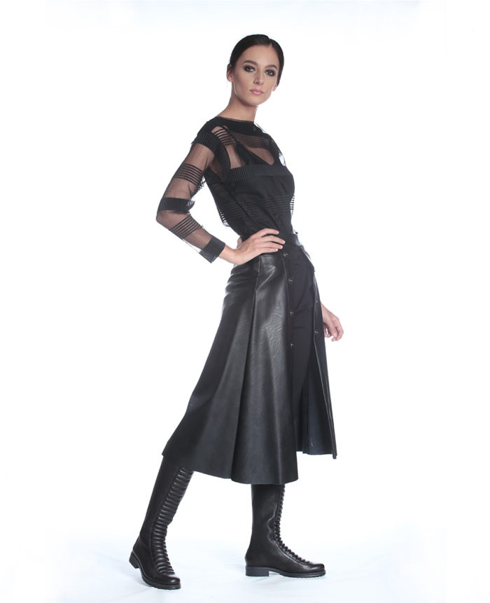 Modular Eco-leather Skirt