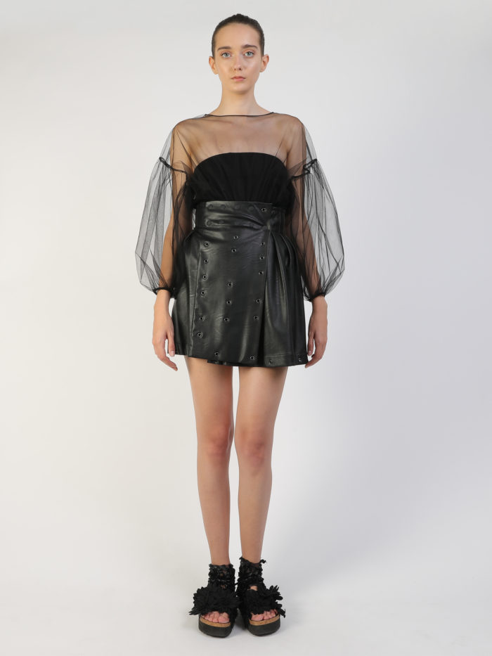 Adjustable Length Folded Skirt