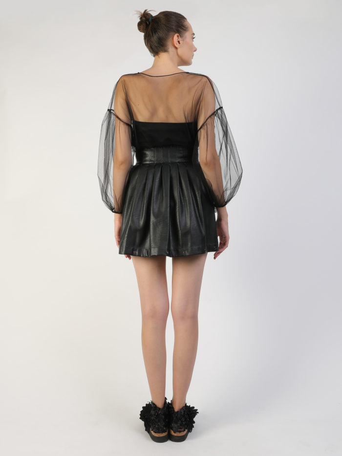 Adjustable Length Folded Skirt