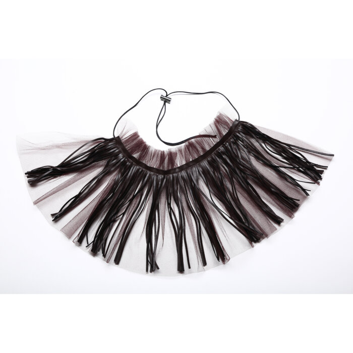 Brown Tulle Collar
